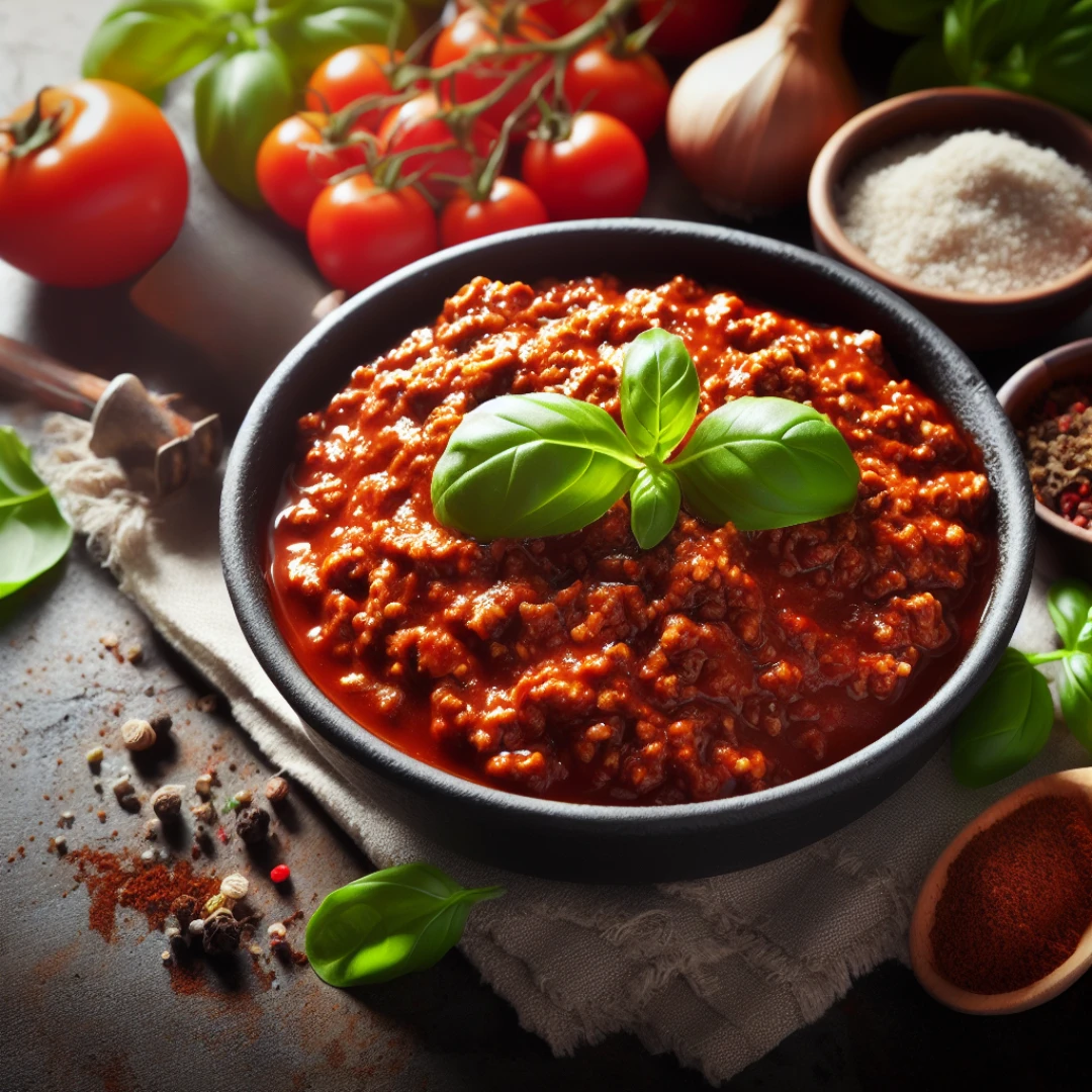 Pot with Bolognese ragout